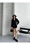 Araboy Oversized Trench Coat with Belt, Epaulettes and Windbreaker Details - 6