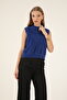 80064- Stylish Comfortable Angora Women's Knitwear Zero Sleeve Sweater - 2