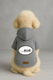 Printed Dog and Cat Clothing & Dress with Fleece Inside - Gray Color K Hooded Hoodie B1F39 - 2