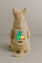 Printed Dog and Cat Clothing & Dress with Fleece Inside - Beige Color K Hooded Hoodie B1Cdb - 2