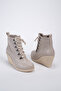 Women's Wedge Sole Zippered Casual Boots Matei - 7