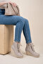 Women's Wedge Sole Zippered Casual Boots Matei