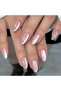 30 Pcs Press On Nails with Glue, Nail File & Cuticle Pusher