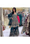 Blue Net Top Palazzo & Dupatta - HRT5162 | Blue - 2