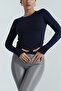 Crew Neck Finger-Looped Viscose Bodysuit - 6