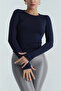 Crew Neck Finger-Looped Viscose Bodysuit - 2