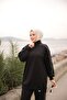 Women's Chic Modest Tracksuit Set with Zipper & Top-Bottom Set - 4