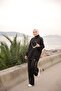 Women's Chic Modest Tracksuit Set with Zipper & Top-Bottom Set