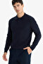 26K801002270 Navy Blue Men's Sweater D1959Ax/Nv64