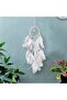 Feather Dream Catcher - White - 3