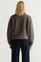 Women's Mock Neck Low Arm Zippered Plush Thick Knitted Sweatshirt Functional Durable Comfortable - 6