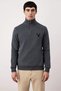 Men's Mock Neck Zippered Standard Sleeve Regular Fit Sweatshirt Functional Durable Comfortable - 5