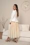 Blazer and Pleated Skirt Matching Two Piece Set | Elegance Edit - 4