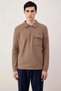 Men's Polo Neck Zippered Pocket Detailed 100% Cotton Sweatshirt Functional Durable Quality - 4