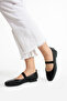 Women's Ballet Flats Black Strappy Lightweight Comfortable Stylish Work Office Daily Shoes Stc1194 - 5
