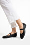 Women's Ballet Flats Black Strappy Lightweight Comfortable Stylish Work Office Daily Shoes Stc1194 - 2