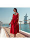 Red Evening Dress - 4