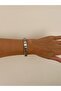 Italian Steel Silver Charm Flexible Bracelet - 6