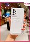 Silicone Case with Transparent Card Pocket for Samsung Galaxy A73