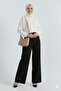 Women's Belted Palazzo Scuba Pants - 4