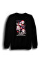 K-Pop Demon Hunters - New Year Printed Unisex 100% Cotton Crew Neck Black Sweatshirt