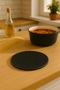 Kalburabasti Mold, Colorful Round Silicone Coaster