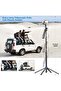 Selfie Stick Tripod-71 with Remote, 1/4" Adapter, Travel Tripod for iPhone, Android, Camera & GoPro - 4