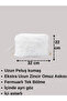 Women's White Long Furry Plush Chain Strap Shoulder & Hand Bag – Zippered Lining (32X20 cm) - 8