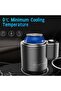 2 in 1 Smart Car Cup Warmer Cooler, 12V 36W Car Cooling & Heating Mug Holder (Asixxsix) - 2