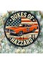 20x20 1pc Vintage Duke of Hazzard Metal Sign, 8.0x8.0inch Iron Wall Decor, Retro Car Design, Door Mo - 6