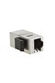 لا يوجد قطعتان فضيتان من موصلات RJ45 Keystone Jack Cat6 المحمية بمزلاج 8P8C موصلات إيثرنت - 4
