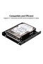 LDPCSJ Metal Dual Bay Mounting Bracket 2x 2.5" to 3.5" HDD/SSD Compatible Hard Drive Bay Adapter ... - 5