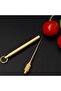 High-end multi-functional brass one-piece toothpick, fruit keychain, dental cleaning wonder, port...