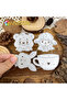 Original Lovely Love Cup Animals Panda Bunny Sheep Metal Cutting Dies Scrapbooking Decorative Emb... - 5