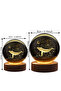 USB Plug 2.36inch moon whale 1pc 3D Laser Engraving Moon with Whale Walk, Crystal Ball Night Light, - 6