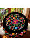Rectangle-152X305Cm 1 Piece, Vibrant Mexican Style Colorfulful Flower Tablecloth + 4 Pieces of Self- - 3