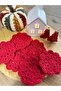 Knitted Coaster Cup Mat 6 Pieces - 4