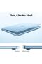 Case for MacBook Air 13.6 inch (M4/M3/M2) Translucent Matte Hard Shell - Sky Blue - 3