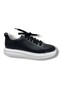 413-26 Genuine Leather Anatomical Sole Men's Shoes Black White - 2