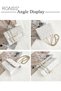 White Sweet Pearl Decor Shoulder Crossbody Square Bag Stylish Casual Flap Metal Magnetic Quilted PU - 2