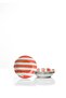 Ocean Line 4 Piece 20 cm Cake Plate Orange - 2