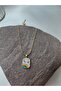 Rainbow Moon Star Pendant Enamel Necklace - 4