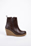 Women's Wedge Heel Zippered Daily Boots Sandis - 2