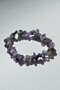 Ametist Kırıktas Flexible Bracelet – Minimal Natural Stone Design Lavender Themed Gift Jewelry - 2