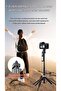 360° Face Tracking Selfie Stick 180CM Extended Gimbal with Fill Light (CL 12-P) - 7
