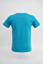 Boy's Crew Neck Relax Fit Cotton Pokemon Ash and Pikachu Printed Blue T-Shirt - 5