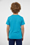 Boy's Crew Neck Relax Fit Cotton Pokemon Ash and Pikachu Printed Blue T-Shirt - 3