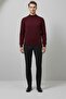 Men's Slim Fit Soft Textured Anti-Pilling Half Turtleneck Knit Sweater - 3
