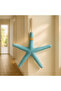 Starfish Hanging Wall Decor Coastal Themed Hanging Ornament for Home, Bathroom - 5