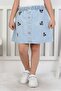 Girl's Mickey Mouse Denim Skirt - 2